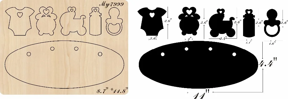 Baby ornament card moulds die cut accessories wooden die Regola Acciaio Die Misura (MY )
Baby ornament card moulds die cut accessories wooden die Regola Acciaio Die Misura (MY )