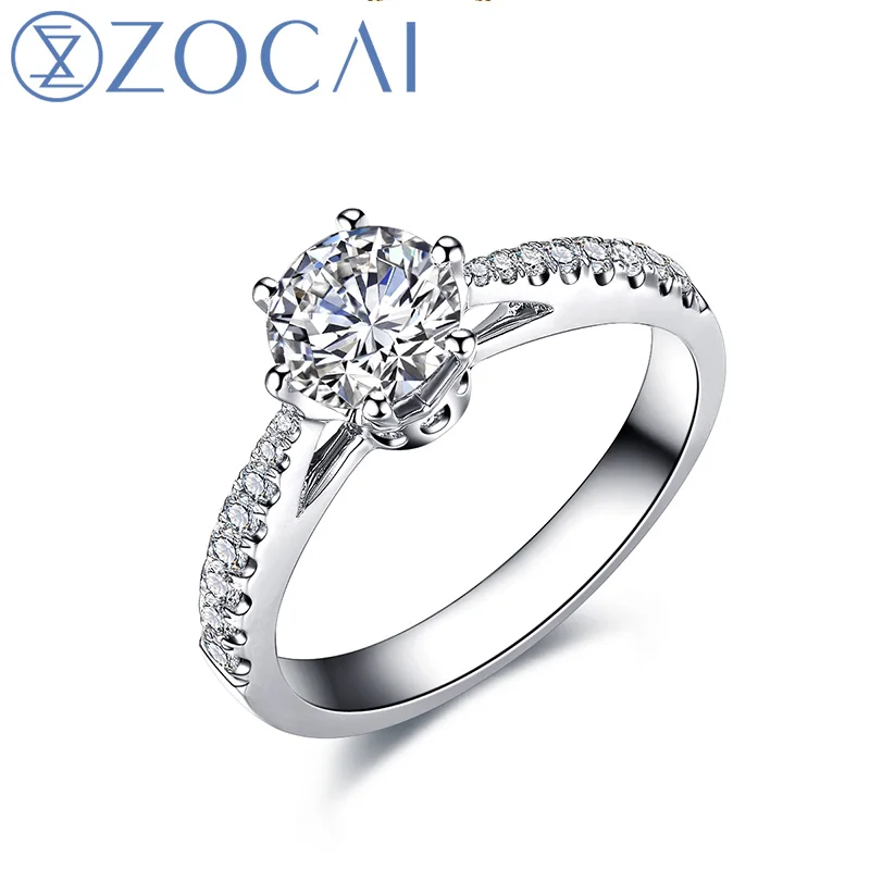 ZOCAI True Love Crown 0.30 ct certified D-E Top Color Diamond 18K White gold (Au750) Diamond Engagement Ring W04676
ZOCAI True Love Crown 0.30 ct certified D-E Top Color Diamond 18K White gold (Au750) Diamond Engagement Ring W04676