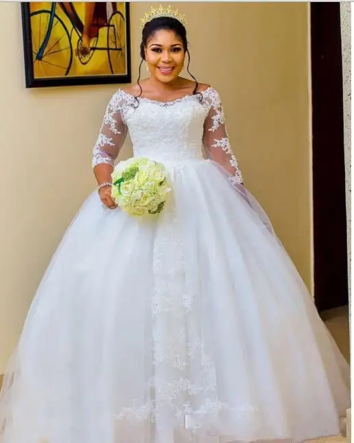 Wonderful Off the Shoulder Mermaid African Bridal Dresses Long Lace Appliques Plus Size Wedding Gowns Robe De Mariage
Wonderful Off the Shoulder Mermaid African Bridal Dresses Long Lace Appliques Plus Size Wedding Gowns Robe De Mariage