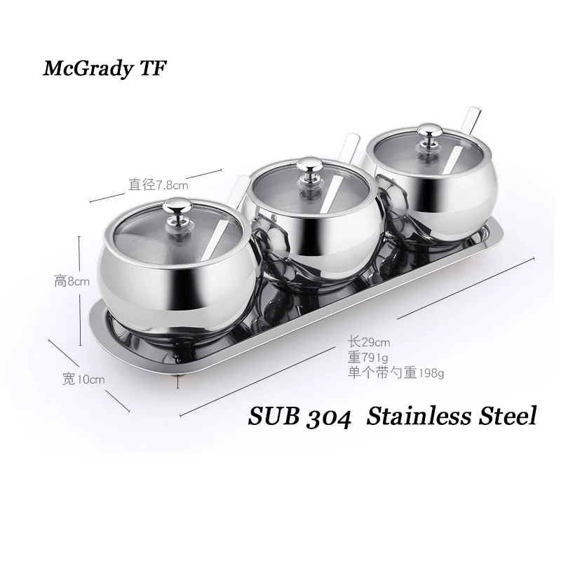 Spice Jar Set Large Capacity Kitchen Tools Spice Box High-end Kitchen Glass Stainless Steel Seasoning Box Jar Kitchen Tools
Spice Jar Set Large Capacity Kitchen Tools Spice Box High-end Kitchen Glass Stainless Steel Seasoning Box Jar Kitchen Tools