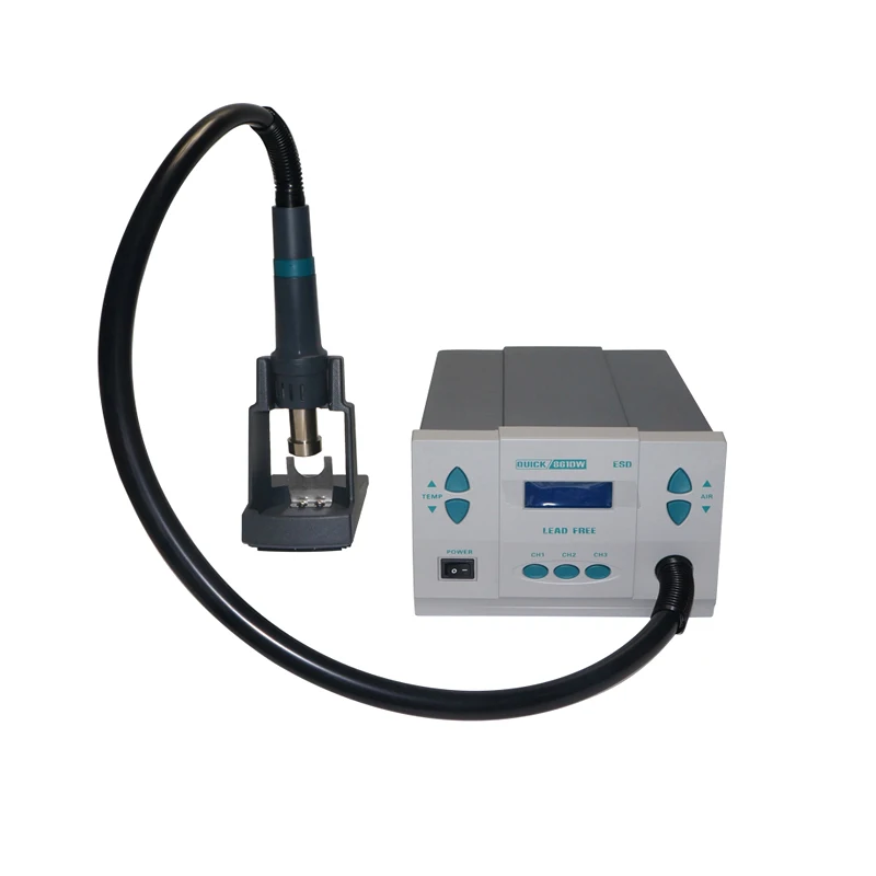 100% Original Quick 861DW Lead Free Hot Air Soldering Rework Station for Phone Chips Computer Motherboard Repairing
100% Original Quick 861DW Lead Free Hot Air Soldering Rework Station for Phone Chips Computer Motherboard Repairing
