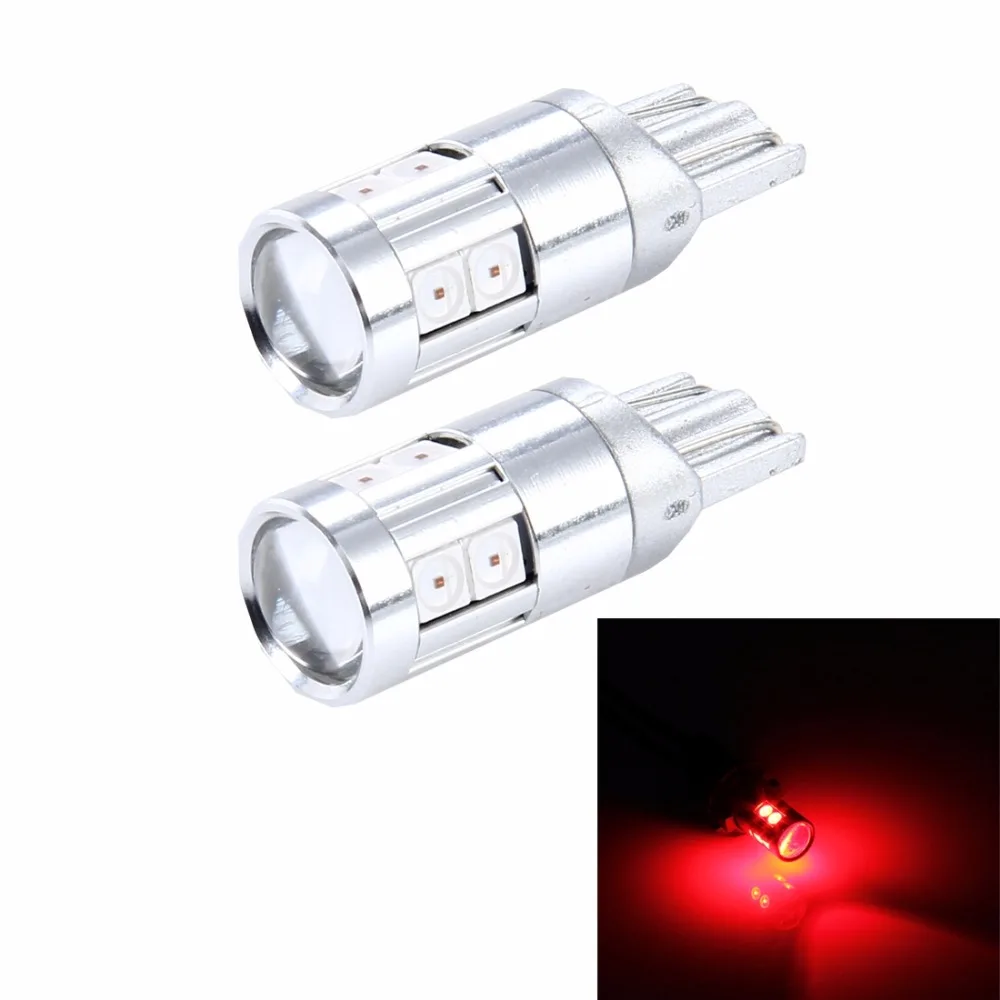 

2x W5W T10 LED Bulb Super Bright 9 led 3030 SMD 194 168 12V 6000K White Yellow Red Clearance Lights Reading lamp Car Lighting