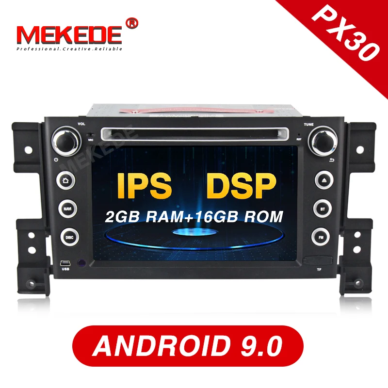 Mekede PX30 серия! android 9 0 автомобильный dvd плеер для SUZUKI GRAND VITARA 2012 2015 с DSP IPS экраном 4G wifi