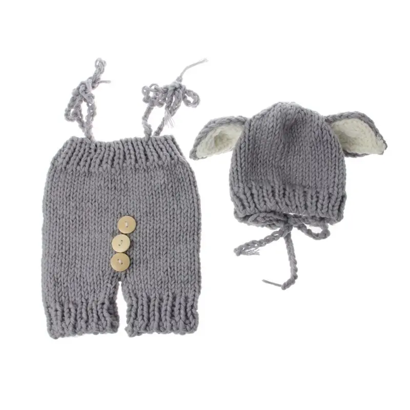 2pcs Cute Baby Studio Clothing Set Newborn Photography Props Handmade Knitted Overalls With Fox Ear Hat Photography Hats
2pcs Cute Baby Studio Clothing Set Newborn Photography Props Handmade Knitted Overalls With Fox Ear Hat Photography Hats