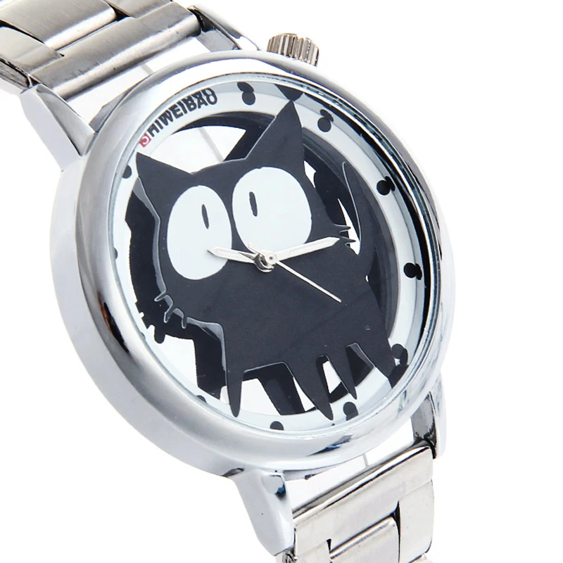 2019 New Exquisite Simple Cat Women Hollow Out Transparent Watches Quartz Stainless Steel Wristwatch Drop Shipping Montre Femme
2019 New Exquisite Simple Cat Women Hollow Out Transparent Watches Quartz Stainless Steel Wristwatch Drop Shipping Montre Femme