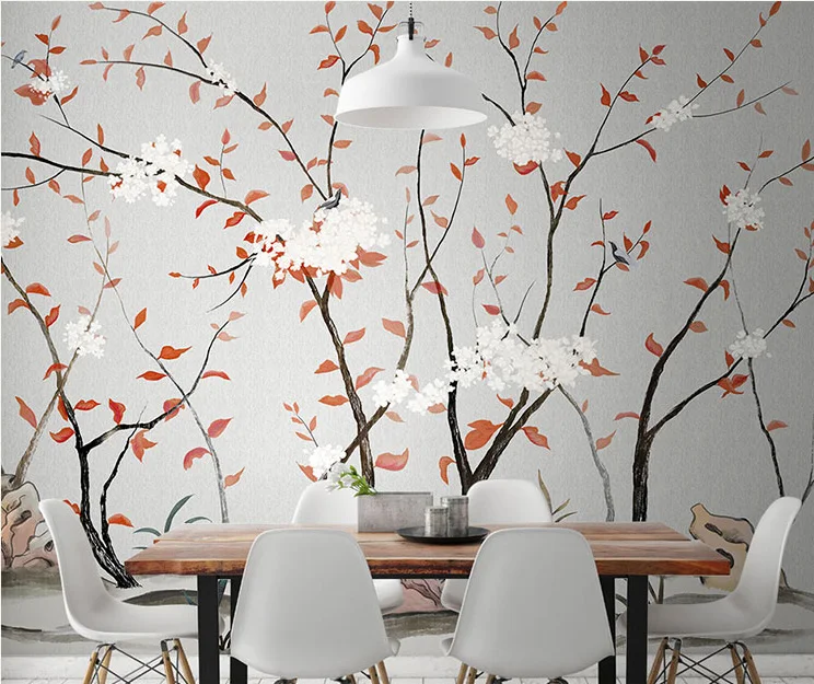 Bacaz Hand-painted Trees Flower Wallpaper For Dinning Room Sofa Background Wall Decor 3D Flower Wall Stickers
Bacaz Hand-painted Trees Flower Wallpaper For Dinning Room Sofa Background Wall Decor 3D Flower Wall Stickers