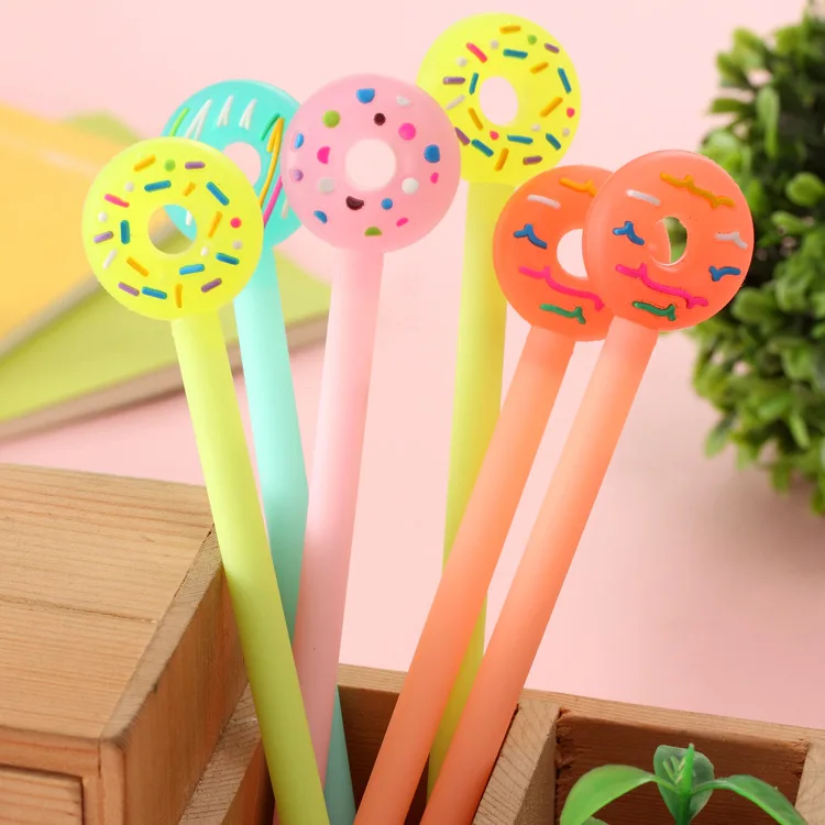 48 pcs Gel Pens Cartoon Doughnut black colored kawaii gift gel-ink pens pens for writing Cute stationery office school supplies
48 pcs Gel Pens Cartoon Doughnut black colored kawaii gift gel-ink pens pens for writing Cute stationery office school supplies
