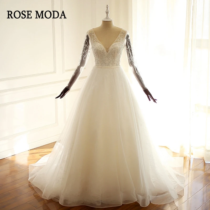 Розовое Платье Moda с длинными рукавами, свадебное платье с v-образным вырезом, кружевные свадебные платья с рукавами на шнуровке, реальные фо...
Розовое Платье Moda с длинными рукавами, свадебное платье с v-образным вырезом, кружевные свадебные платья с рукавами на шнуровке, реальные фо...