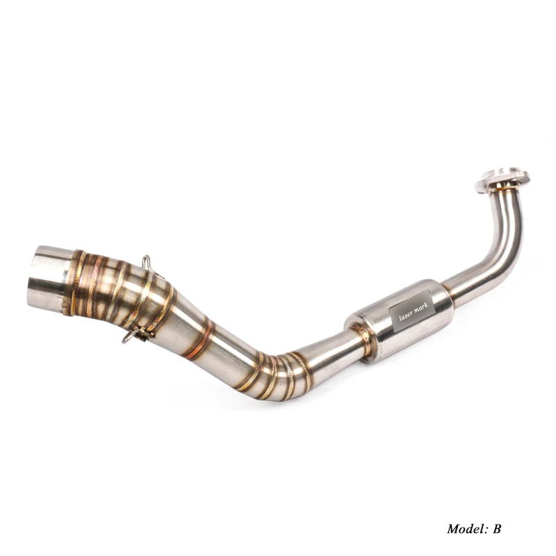 Motoo-Silp on for Yamaha NVX155 2017-2018 Exhaust Silencer System Modified Front Connecting Link Satinless Steel Pipe | Автомобили и