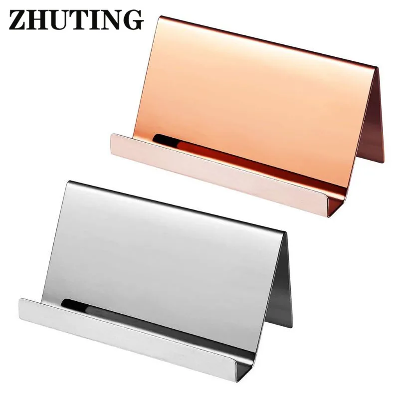 High-End Stainless Steel Business Name Card Holder Display Stand Rack Desktop Table Organizer 2 Colors Business Card
High-End Stainless Steel Business Name Card Holder Display Stand Rack Desktop Table Organizer 2 Colors Business Card