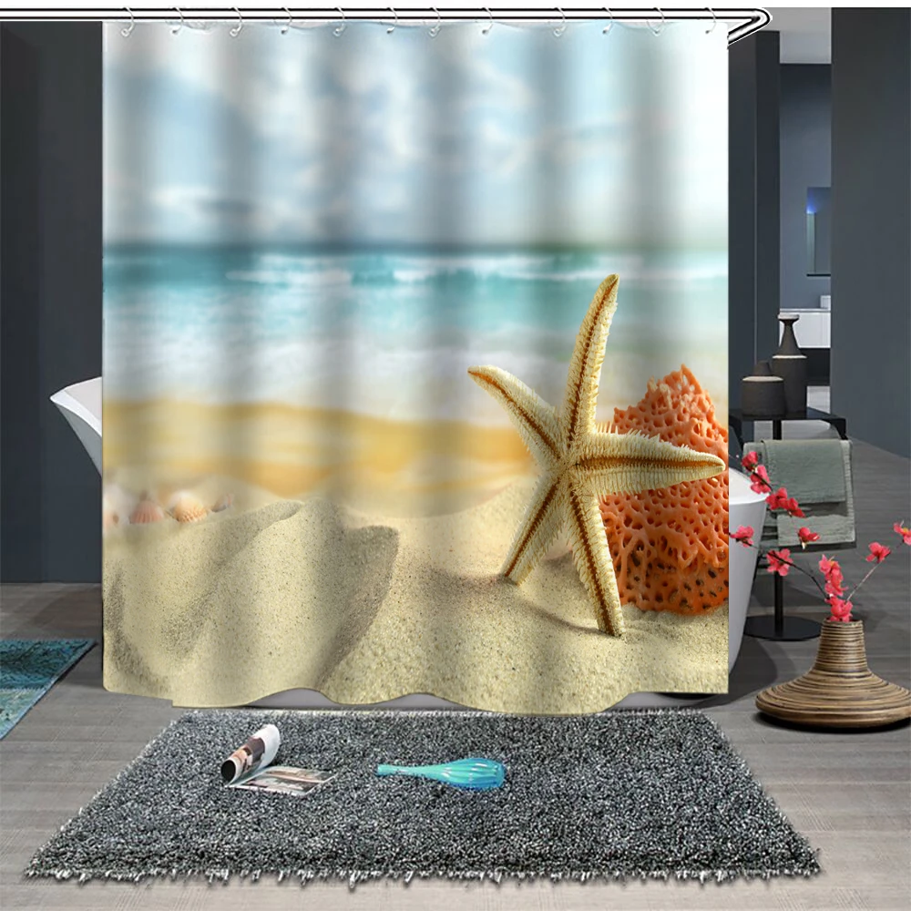 Custom Made Shower Curtain Bathroom Curtain Partition 1.5 x 1.8m 1.8 x 1.8m 1.8 x 2m Sea Beach Cloud Sea Star
Custom Made Shower Curtain Bathroom Curtain Partition 1.5 x 1.8m 1.8 x 1.8m 1.8 x 2m Sea Beach Cloud Sea Star