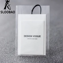 customized Printed brand name hang tags with Specialty paper for garment clothes/shoes/bags/Clothing tags/label with opp bag