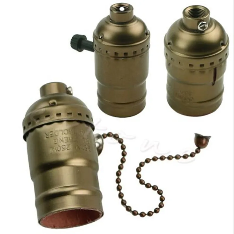 Aluminum Lamp Holder Electric Light Socket Lamp Cap Adapter E27/E26 Colorful Knob Chain Switch Lamp Chandelier Dedicated
Aluminum Lamp Holder Electric Light Socket Lamp Cap Adapter E27/E26 Colorful Knob Chain Switch Lamp Chandelier Dedicated