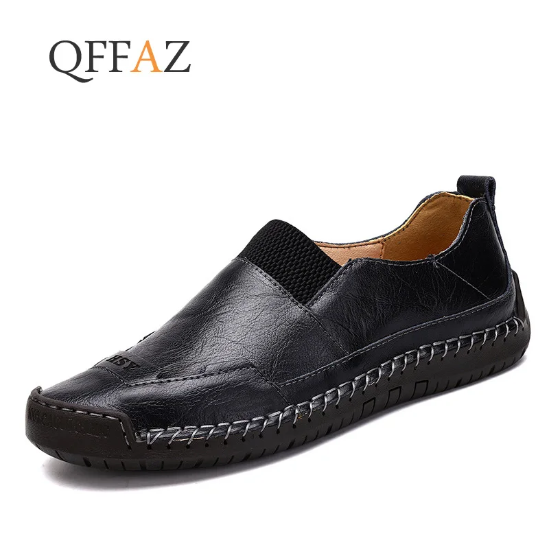 Мокасины QFFAZ мужские из натуральной кожи, роскошные брендовые, дышащие, без застежки, повседневная обувь для вождения, черные, 2019
Мокасины QFFAZ мужские из натуральной кожи, роскошные брендовые, дышащие, без застежки, повседневная обувь для вождения, черные, 2019