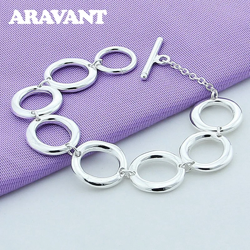2020 New Arrival 925 Silver Full Round Circle Bracelets Chains For Women Silver Jewelry
2020 New Arrival 925 Silver Full Round Circle Bracelets Chains For Women Silver Jewelry