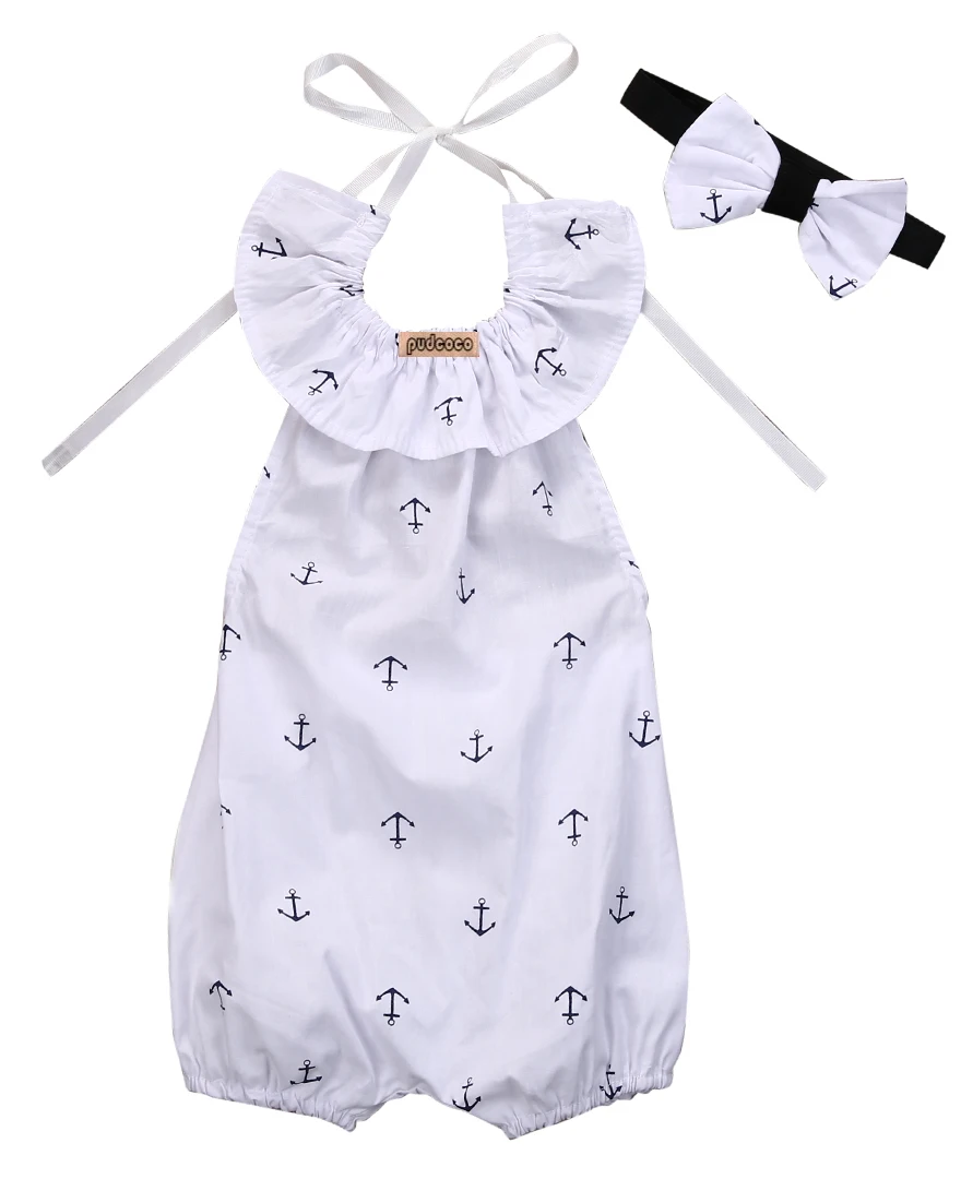 2019 HOT SALE Infant Baby Girl Romper Ruffles Outfits Backless Sunsuit Clothes 0-24 Baby Girl Hanging Neck White Strapless
2019 HOT SALE Infant Baby Girl Romper Ruffles Outfits Backless Sunsuit Clothes 0-24 Baby Girl Hanging Neck White Strapless