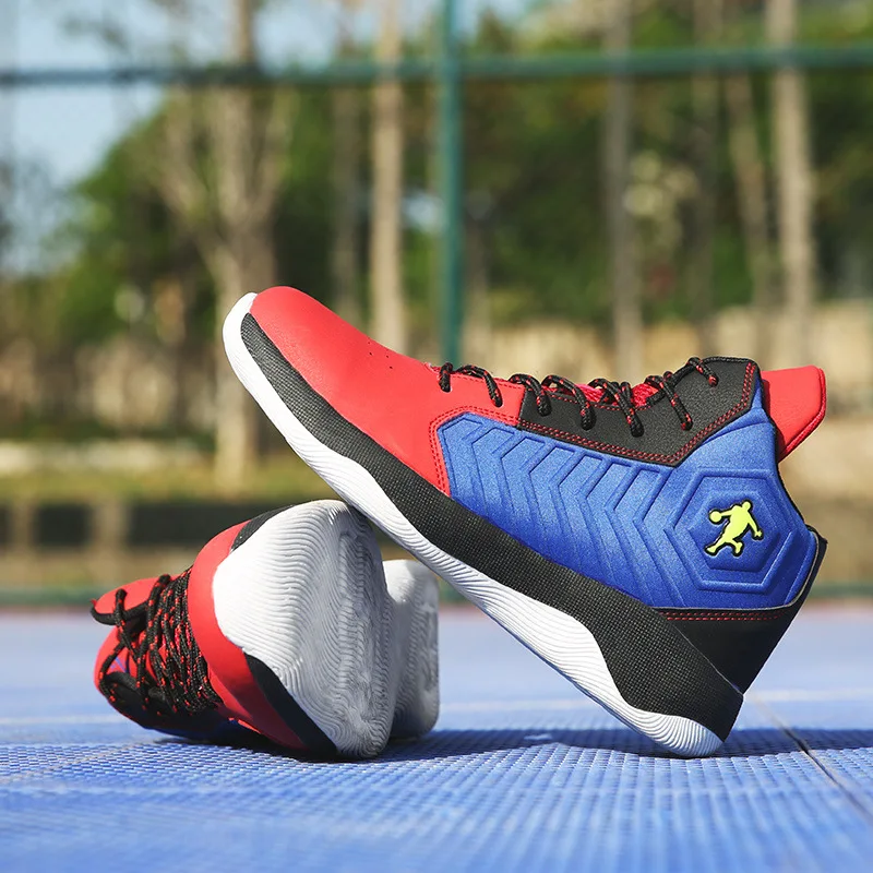 2018 Spring and Summer New Rubber Damp Male Basketball Shoes DMX Lace Up High Sneakers for Outdoor Training 2 Colors Big Size 45
2018 Spring and Summer New Rubber Damp Male Basketball Shoes DMX Lace Up High Sneakers for Outdoor Training 2 Colors Big Size 45