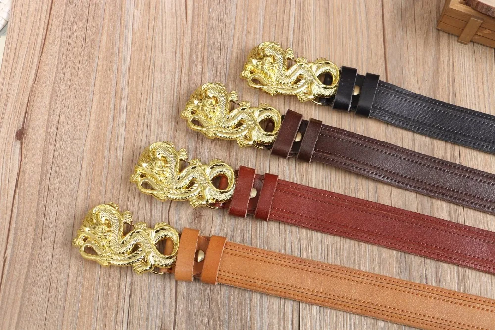 VOHIO Gold Dragon Designer Luxury Brand Belts for Mens Genuine Leather 100% Male Jeans Vintage Solid Brass Buckle oval big size
VOHIO Gold Dragon Designer Luxury Brand Belts for Mens Genuine Leather 100% Male Jeans Vintage Solid Brass Buckle oval big size