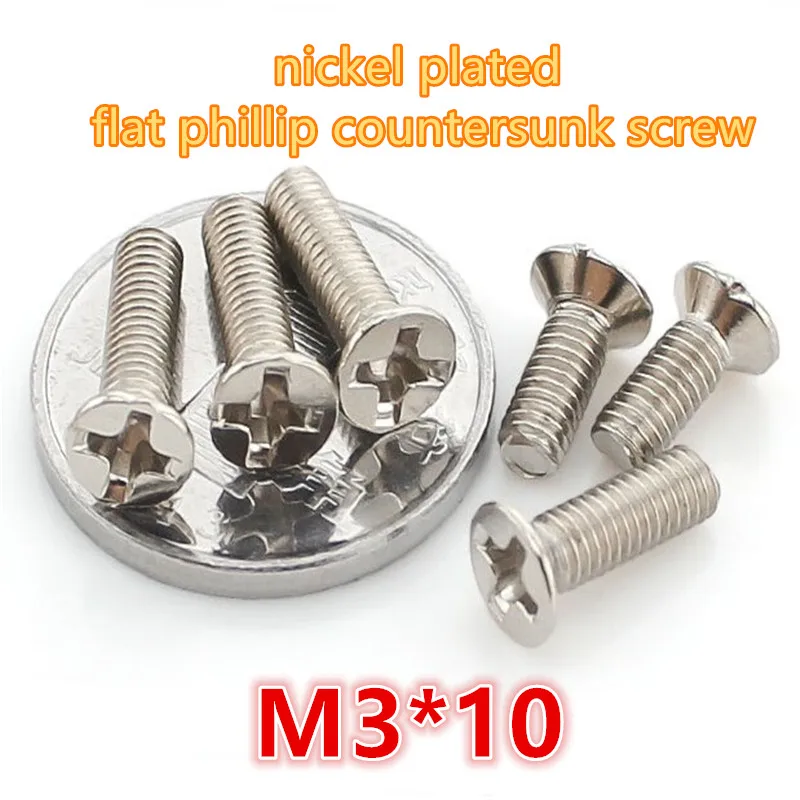 500pcs m3*10 carbon steel with nickel plated phillip cross recessed head mini micro electronic screw machine screw
500pcs m3*10 carbon steel with nickel plated phillip cross recessed head mini micro electronic screw machine screw
