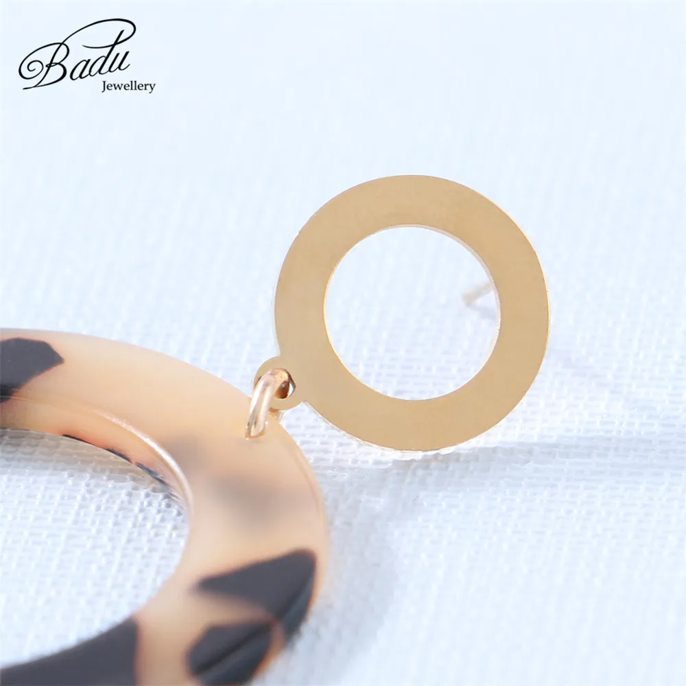 Badu Big Round Circle Acrylic Dangle Earring 2018 Women Fashion Jewelry for Halloween Party Gift for Girls Wholesale
Badu Big Round Circle Acrylic Dangle Earring 2018 Women Fashion Jewelry for Halloween Party Gift for Girls Wholesale