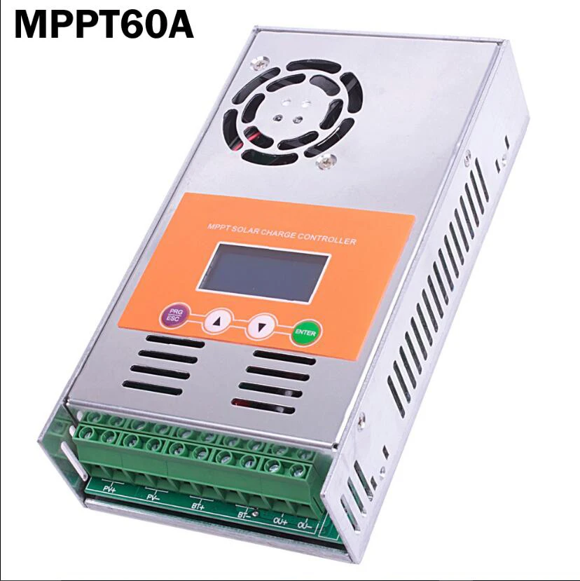 High Efficiency MPPT 60A 48V Solar Panel Battery Charge Controller Regulator 12V/24V/36V/48V DC 60A MPPT Solar Charger
High Efficiency MPPT 60A 48V Solar Panel Battery Charge Controller Regulator 12V/24V/36V/48V DC 60A MPPT Solar Charger
