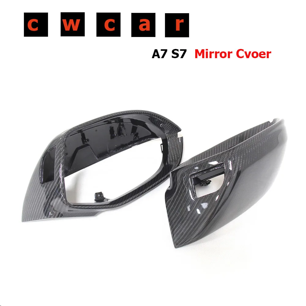 1:1 Replacement For Audi A7 S7 Carbon Fiber Rear View caps Mirror Cover Without & With Lane Assist A7 Mirror Cover 2011-2014
1:1 Replacement For Audi A7 S7 Carbon Fiber Rear View caps Mirror Cover Without & With Lane Assist A7 Mirror Cover 2011-2014