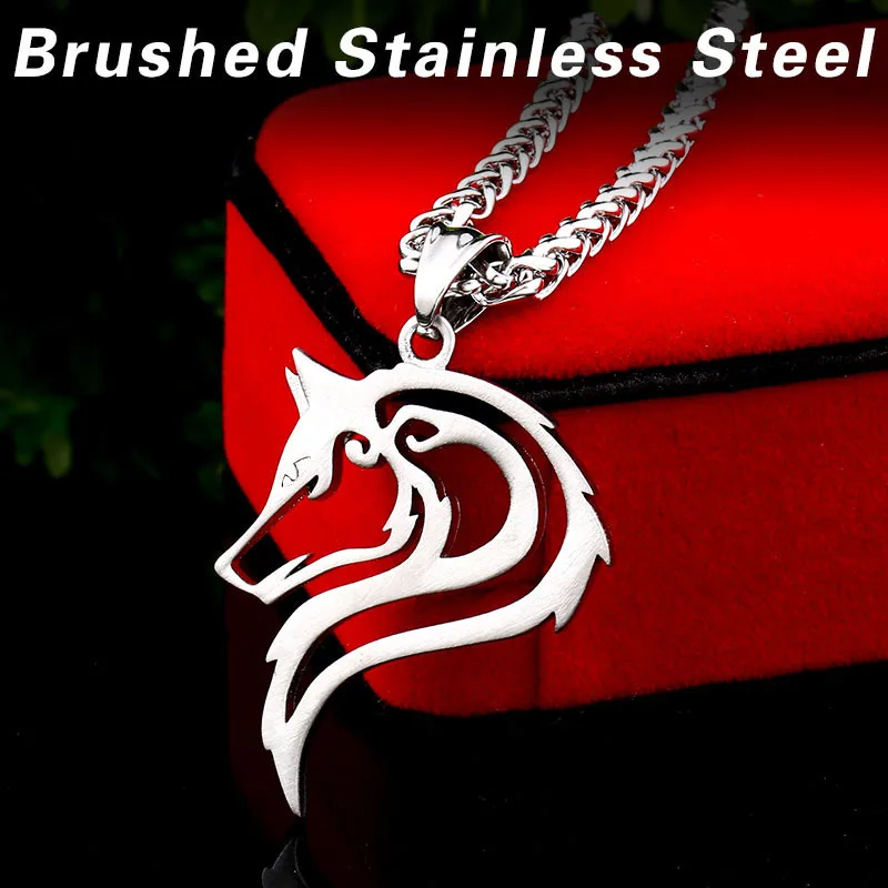 Beier 316L stainless steel dropshipping hot sell viking wolf men necklace celt wolf head pendant Fashion Jewelry LP302
Beier 316L stainless steel dropshipping hot sell viking wolf men necklace celt wolf head pendant Fashion Jewelry LP302