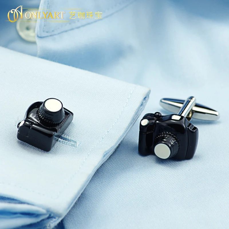 Black Camera Cufflink Shirt Novelty Men Accessory for Gift SLR Cuff Links Design OnlyArt Jewellery
Black Camera Cufflink Shirt Novelty Men Accessory for Gift SLR Cuff Links Design OnlyArt Jewellery