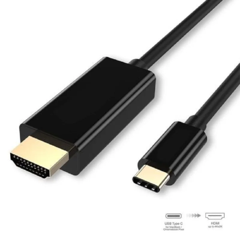 Тип C кабель Переходник USB на HDMI совместимый для Macbook Pro 4K HD проектор фута
