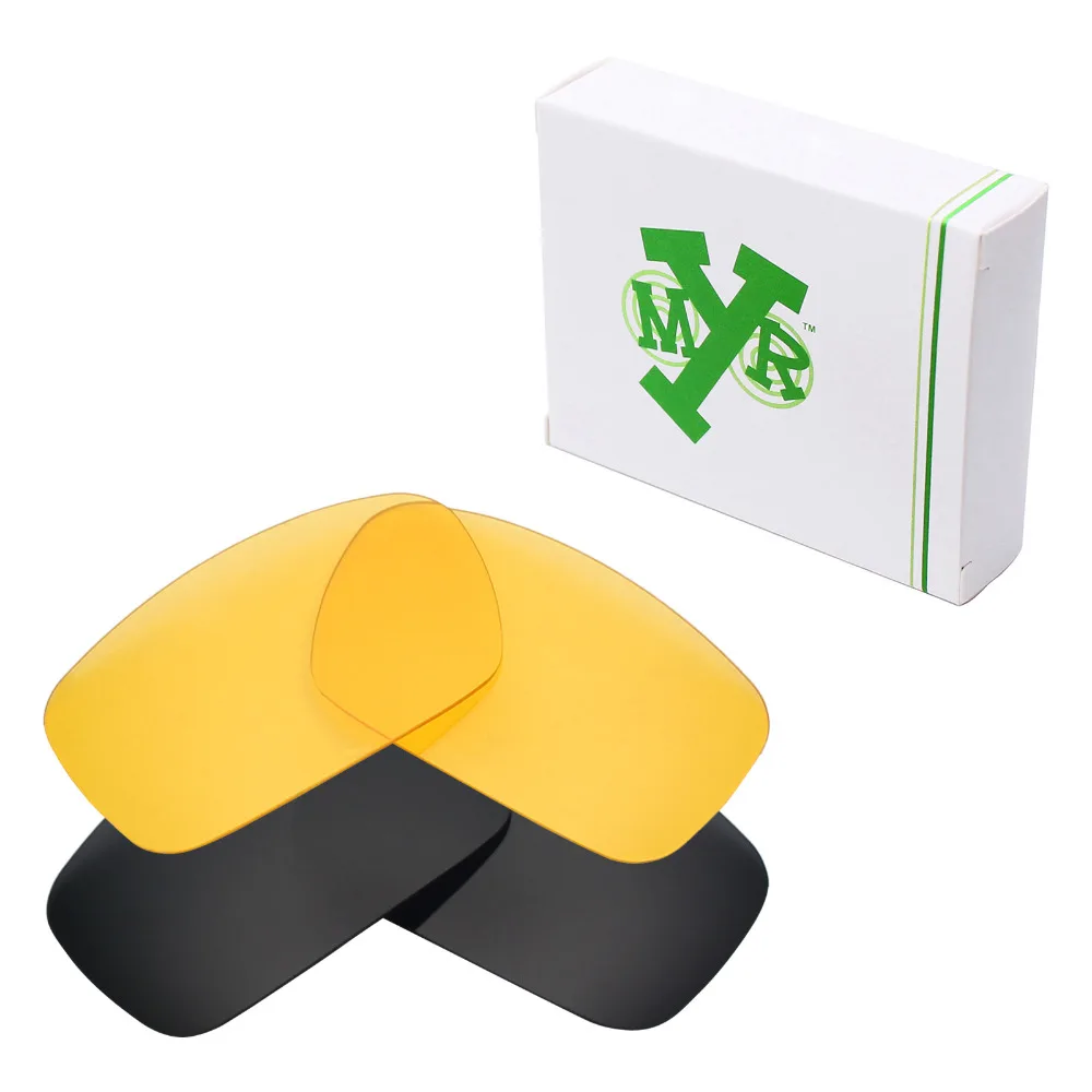 2 Pairs Mryok Replacement Lenses for Oakley Crankshaft Sunglasses Stealth Black & HD Yellow
2 Pairs Mryok Replacement Lenses for Oakley Crankshaft Sunglasses Stealth Black & HD Yellow