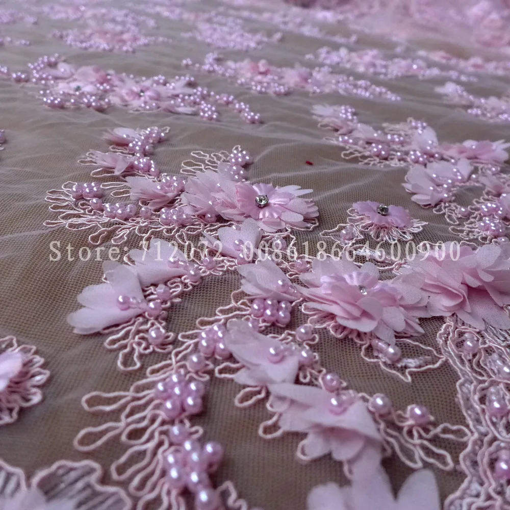 La Belleza Handmade baby pink/ivory/light yellow heavy pearls beadeds 3D flowers lady evening wedding dress 1 yard
La Belleza Handmade baby pink/ivory/light yellow heavy pearls beadeds 3D flowers lady evening wedding dress 1 yard