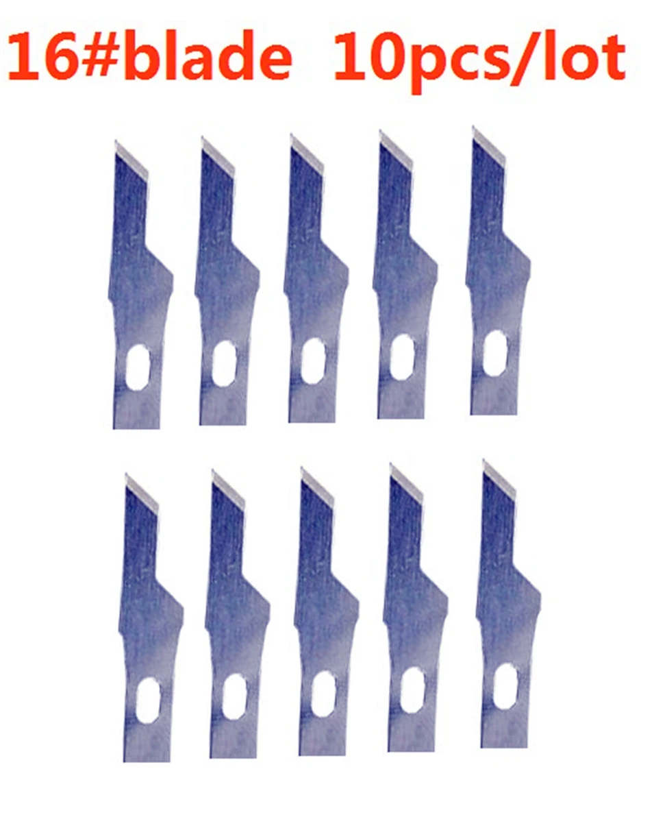 16# 10 pcs Blades Wood Carving Tools for Engraving Craft Sculpture Knife Cutting Tool PCB Repair Deburring Curved Edge Blade
16# 10 pcs Blades Wood Carving Tools for Engraving Craft Sculpture Knife Cutting Tool PCB Repair Deburring Curved Edge Blade