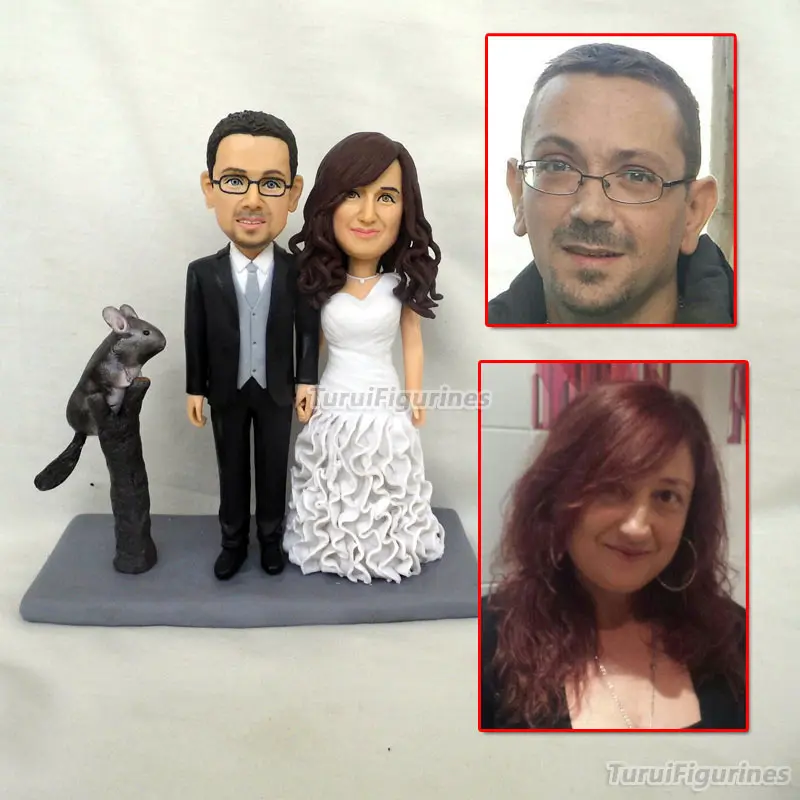 ooak dollhouse polymer clay doll figurine miniature bride groom wedding cake topper decoration figurine for cake topper castle
ooak dollhouse polymer clay doll figurine miniature bride groom wedding cake topper decoration figurine for cake topper castle