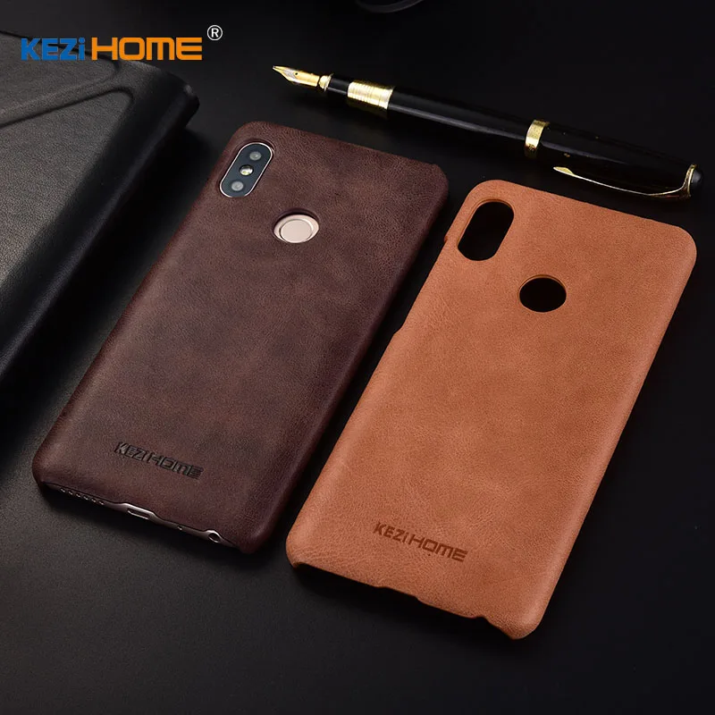Чехол KEZiHOME для Xiaomi Redmi Note 5 матовый чехол из натуральной кожи жесткий накладка Pro