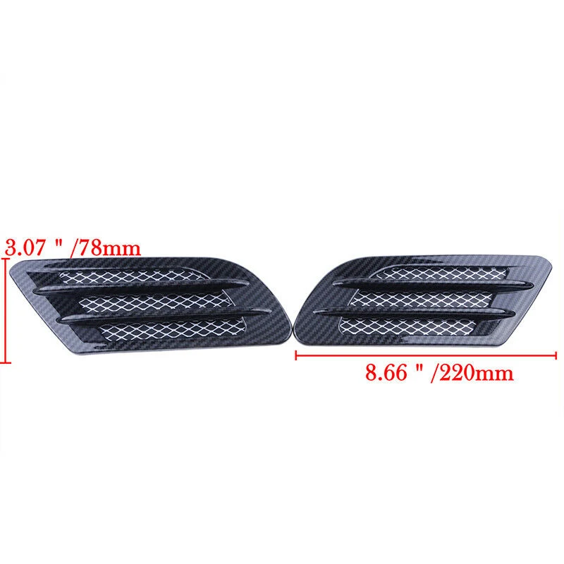 ABS plastic Air Vent Trim 220*78MM Black Decal Mouldings Exterior Decoration Replacement
ABS plastic Air Vent Trim 220*78MM Black Decal Mouldings Exterior Decoration Replacement
