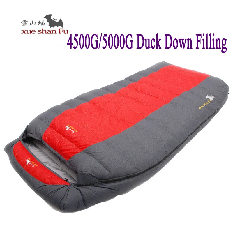 High Quality Double Person 4500g/5000g Duck Down Filling Waterproof Comfortable Camping Sleeping Bag
High Quality Double Person 4500g/5000g Duck Down Filling Waterproof Comfortable Camping Sleeping Bag