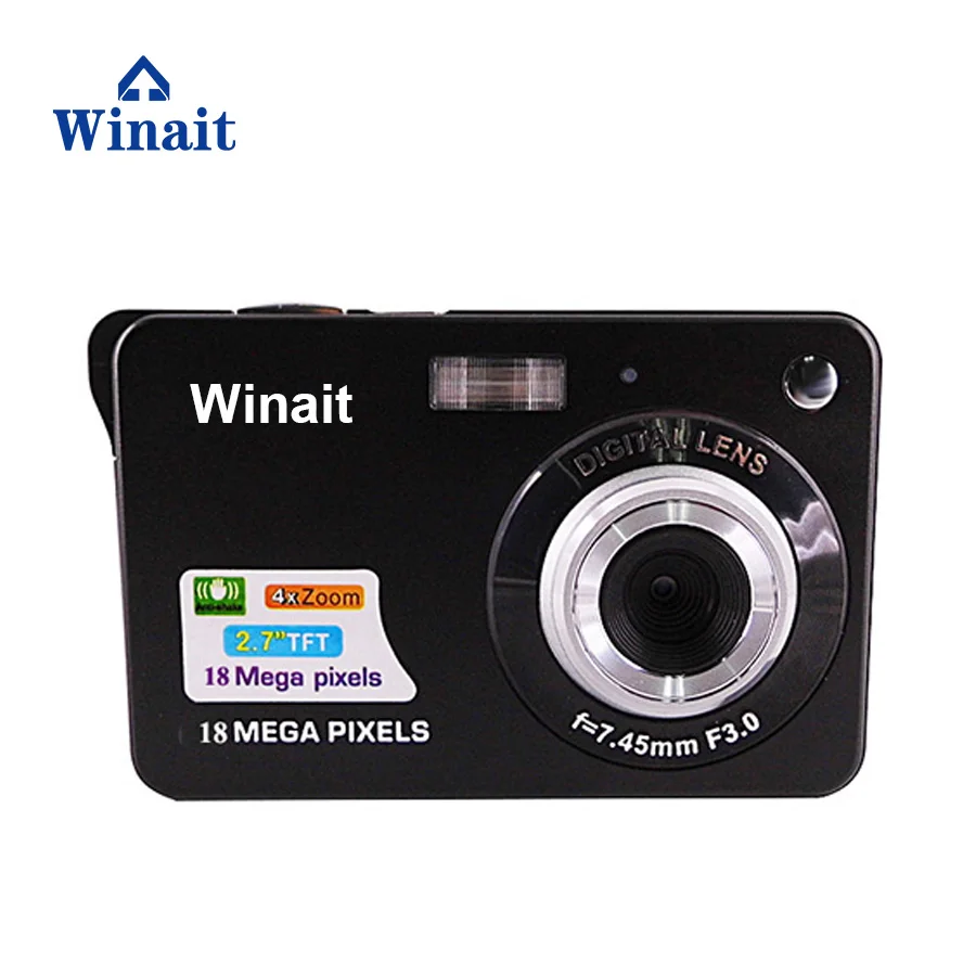 Winait, цифровая фотокамера DC-530A 8x, цифровая камера с перезаряжаемым литиевым аккумулятором и TFT-дисплеем 2,7 дюйма
Winait, цифровая фотокамера DC-530A 8x, цифровая камера с перезаряжаемым литиевым аккумулятором и TFT-дисплеем 2,7 дюйма