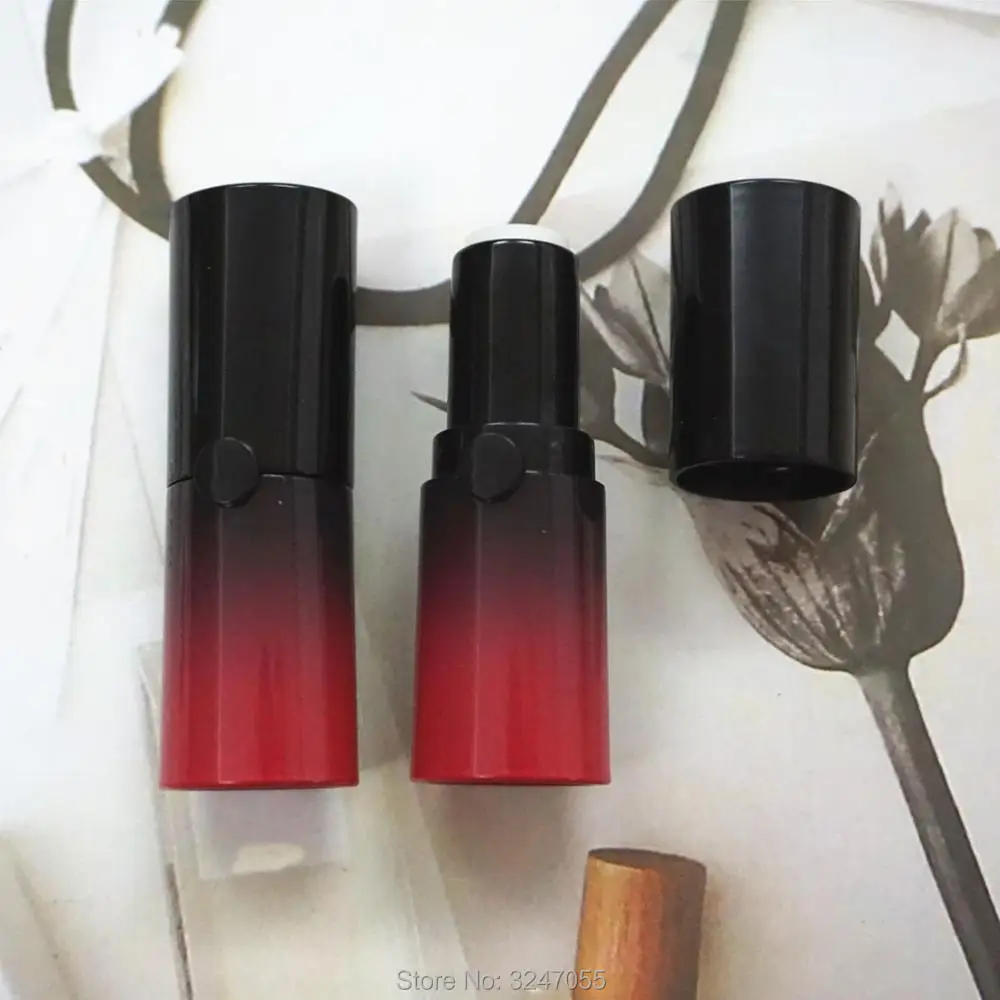 50pcs/lot 12.1mm Empty Red Black Gradenit Lipstick Tube, Plastic Round Lip Balm Container, High-end Lip Rouge Filler,Beauty Tool
50pcs/lot 12.1mm Empty Red Black Gradenit Lipstick Tube, Plastic Round Lip Balm Container, High-end Lip Rouge Filler,Beauty Tool