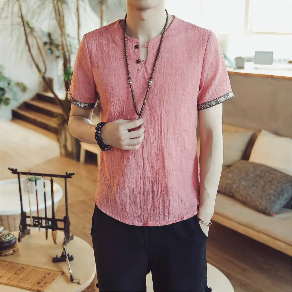 2019 new Chinese style men's cotton linen brand shirt summer loose short-sleeved thin China dropshipping hot sale top clothes
2019 new Chinese style men's cotton linen brand shirt summer loose short-sleeved thin China dropshipping hot sale top clothes