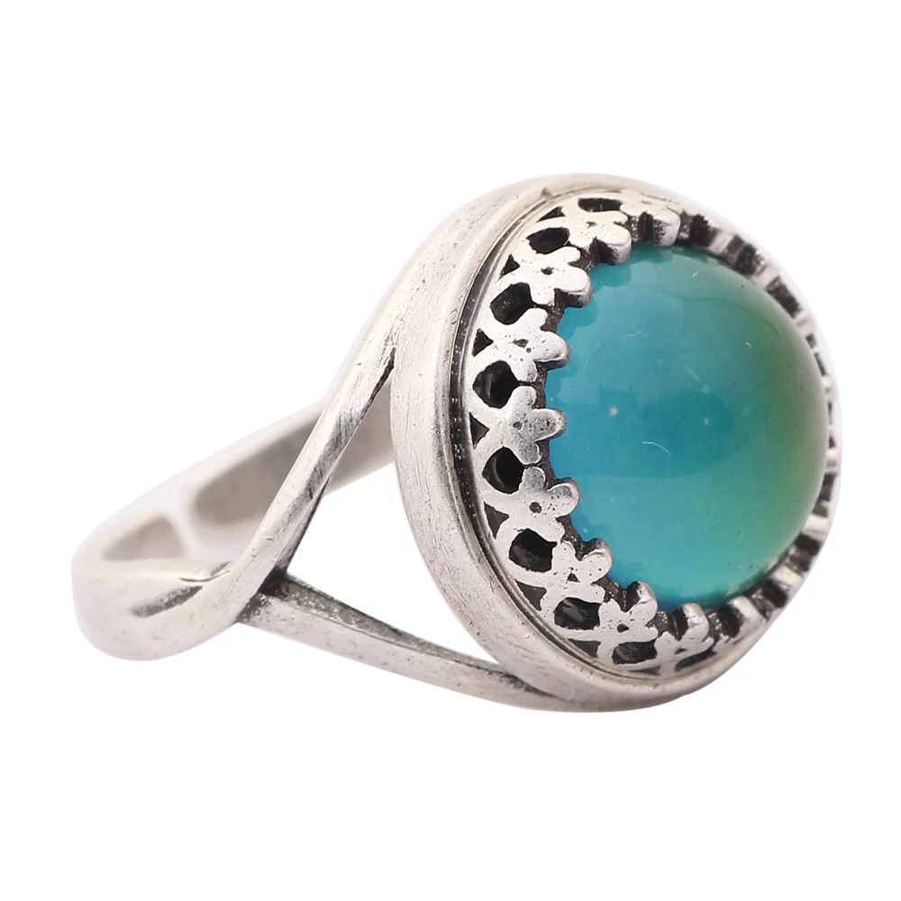 Extra Gift Vintage Retro Color Change Mood Ring Emotion Feeling Changeable Ring Temperature Control Ring Adjustable for women
Extra Gift Vintage Retro Color Change Mood Ring Emotion Feeling Changeable Ring Temperature Control Ring Adjustable for women
