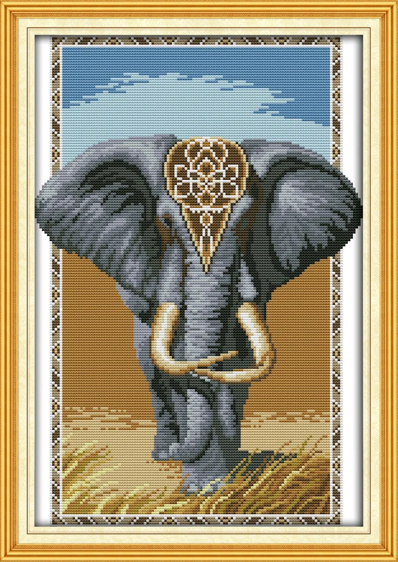 Elephant king cross stitch kit 18ct 14ct 11ct count printed canvas stitching embroidery DIY handmade needlework
Elephant king cross stitch kit 18ct 14ct 11ct count printed canvas stitching embroidery DIY handmade needlework