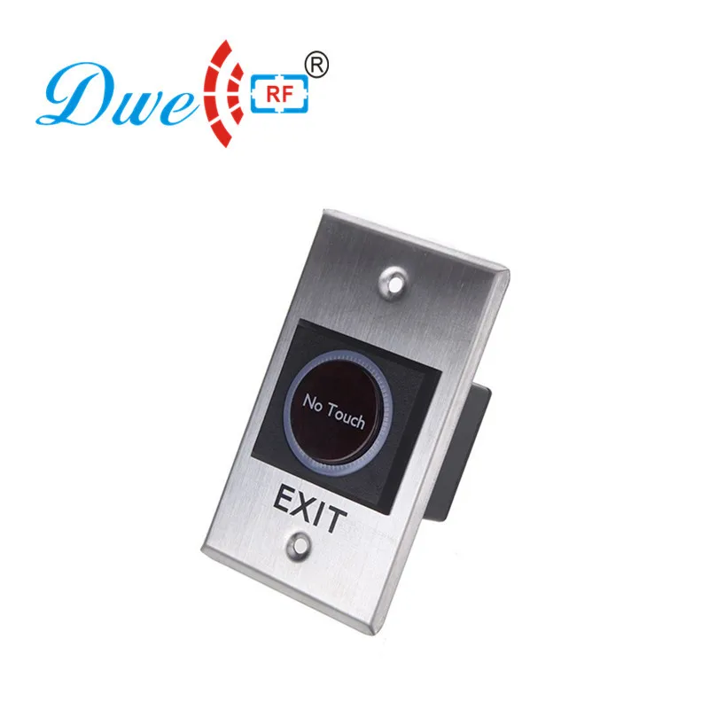 

DWE CC RF access control door exit NO NC COM button switch infrared sensor no touch button