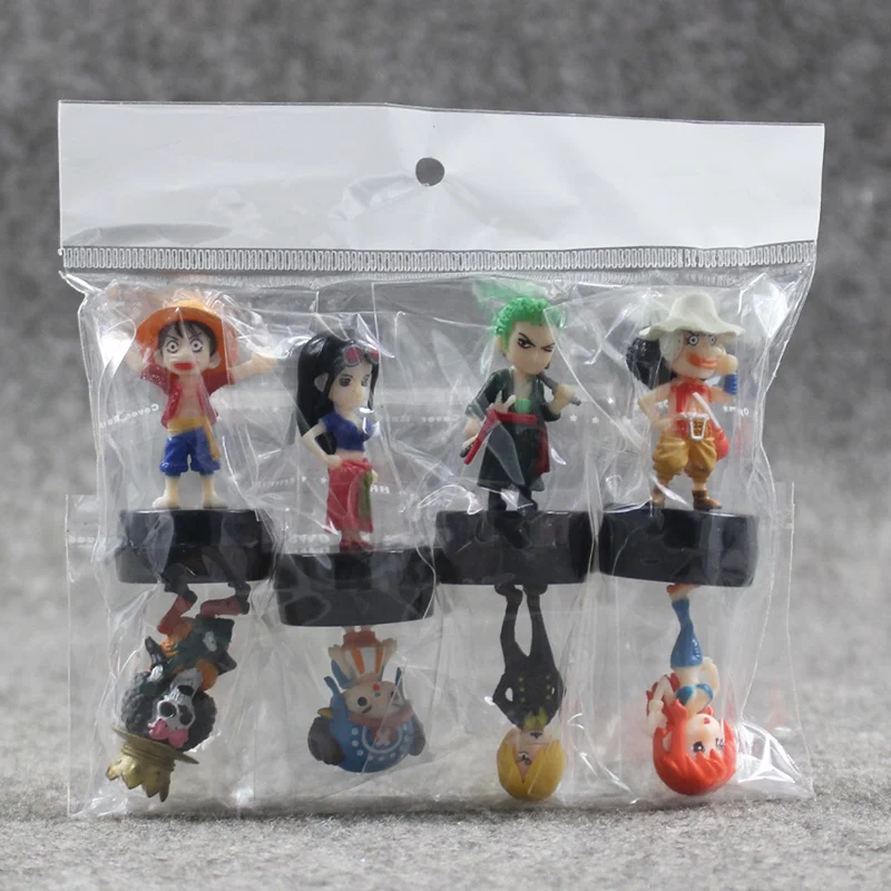 8 ./ Q Version Luffy Sanji Zoro Robin Nami Chopper Usopp Brook