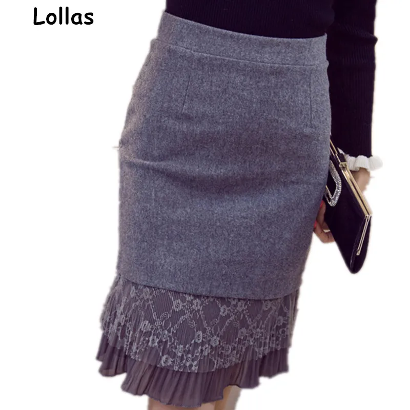 Lollas Autumn Winter Office Lady Pencil Skirts Elastic Knee Length High Waist Women Lace Patchwork Skirt Plus Size
Lollas Autumn Winter Office Lady Pencil Skirts Elastic Knee Length High Waist Women Lace Patchwork Skirt Plus Size