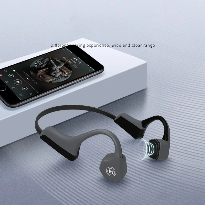 Smart Bone Conduction Bluetooth Earphone Wireless Painless Headphone HD Stereo Headset Sports Waterproof Neckband | Электроника