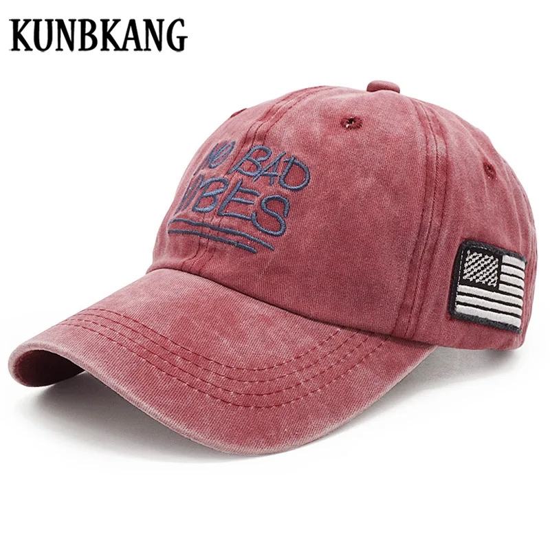 100% хлопок промывают Бейсбол Кепки флаг США установлены Snapback Hat Для мужчин женщин
