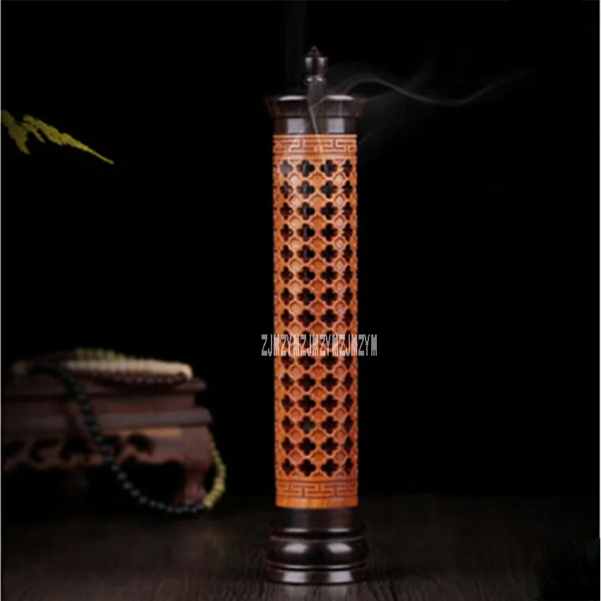 New Arrival Vertical Hollow Sinking Sandalwood Incense Furnace Incense Holder Wood Incense Burners Buddhist Supplies Hot Selling
New Arrival Vertical Hollow Sinking Sandalwood Incense Furnace Incense Holder Wood Incense Burners Buddhist Supplies Hot Selling