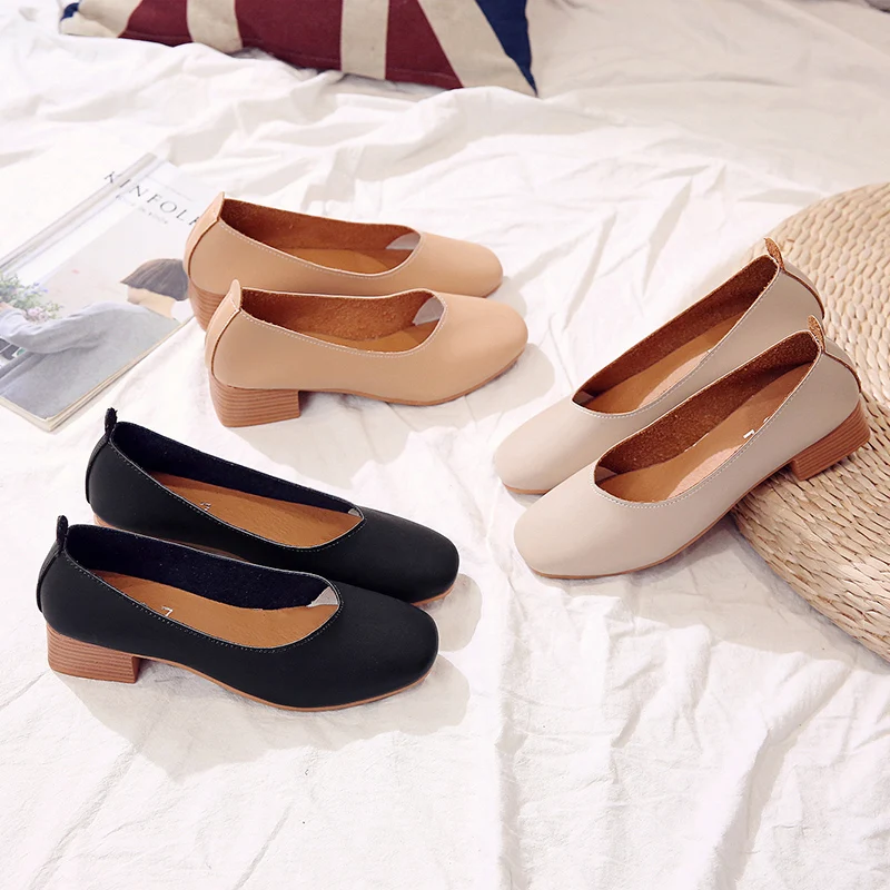 Retro Autumn Solid Women Shoes Woman Flats Soft Bottom Slip on Shallow Square Toe Ladies Flats Female Casual Shoes Plus Size
Retro Autumn Solid Women Shoes Woman Flats Soft Bottom Slip on Shallow Square Toe Ladies Flats Female Casual Shoes Plus Size