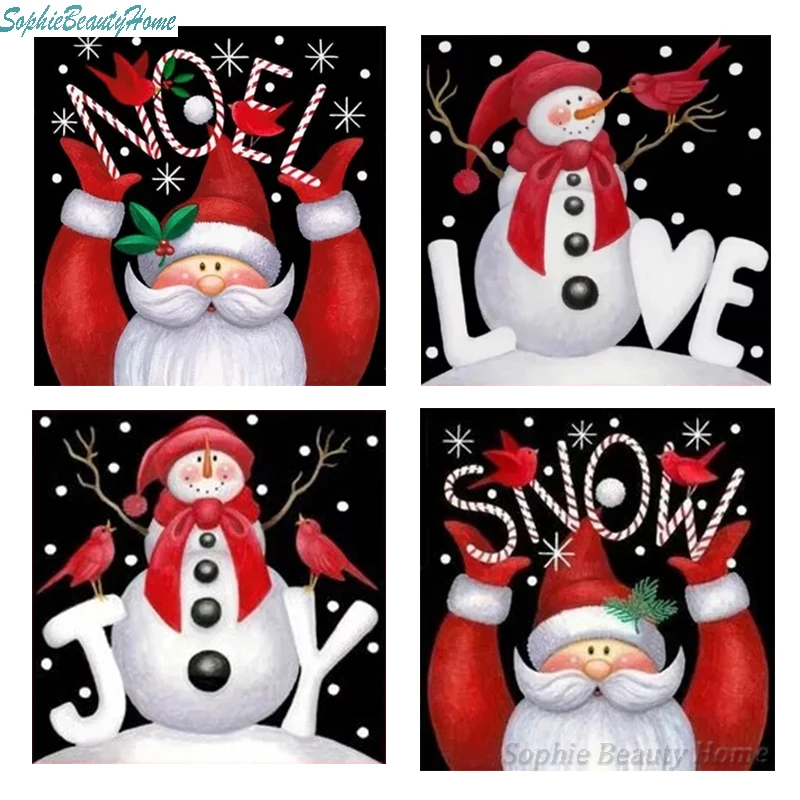 Christmas Gift 5D DIY Diamond Paint Cross Stitch Card Snowman Craft Embroidery Diamond Painting 3D Diamond Mosaic Home Decor
Christmas Gift 5D DIY Diamond Paint Cross Stitch Card Snowman Craft Embroidery Diamond Painting 3D Diamond Mosaic Home Decor
