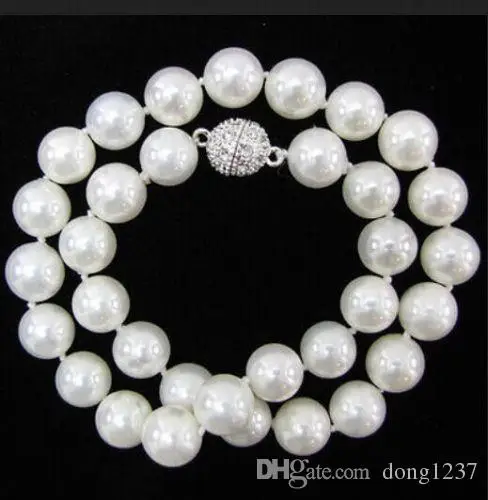 AAA 10mm Genuine White South Sea Shell Pearl Necklace 18">>> free shipping
AAA 10mm Genuine White South Sea Shell Pearl Necklace 18">>> free shipping